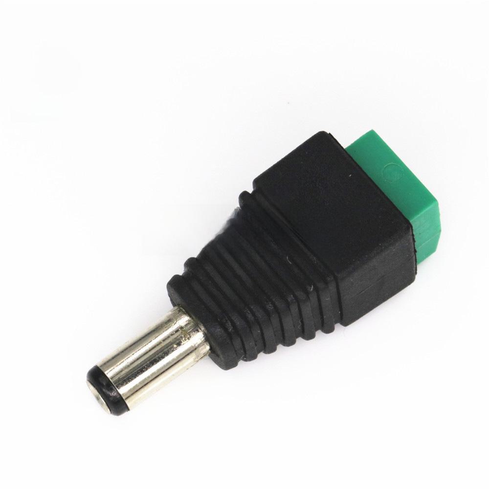 12V DC Stecker-Adapter mit Schraubklemme für Überwachungszubehör