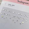 Pack of Luxury Nail Charms Studs Nail Rhinestones Gems Luxury Nail Art Rhinestones Crafts Diamonds Crystal Jewels Stones