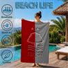 Adventure Mountains Printed Microfiber Beach Towel, Soft And Absorbent, Quick-Dry, Ideal for Summer Travel, Beach Essential, Swimming Pool
