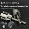 Universal Internal External Pipe Threading Tool Compact Durable Metal Hand Tool for Fast Pipe Fittings Home Pipe Repair Tools