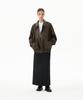 Mahagrid Washed Faux Leather Blouson Brown(Mg2Efmb940A)