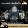 Heavy-Duty Dustproof Face Mask for Paint, Pesticide, and Chemical Protection