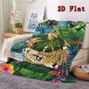 Cheetah In the Jungle 2D Flat Pattern Flannel Blanket High Quality All Seasons Warmth and Comfort Perfect for Christmas Gifts.MMT0918161