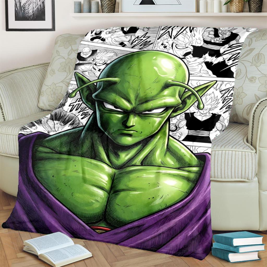 Dragon Ball! Blanket Flannel Warm Comfortable for Bedrooms, Sofas, Beds, Chairs, Picnics, Travel