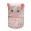 Cartoon Devon Cat Blanket Small Blanket Girls Office Nap Air Conditioning Leg Covered Blanket Students Lunch Break Roll Blanket