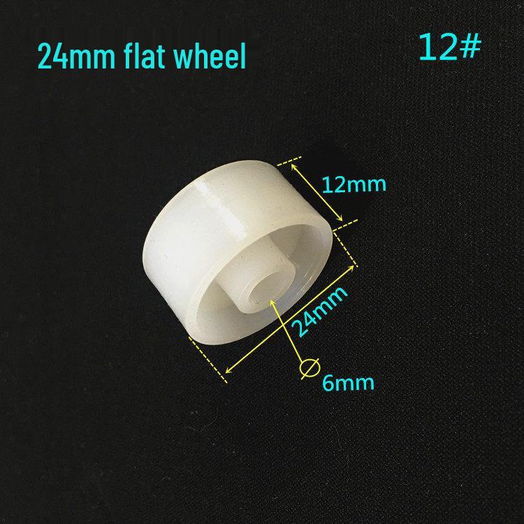 64-16 Белые нейлоновые поворотные промышленные мебельные ролики для ручных тележек