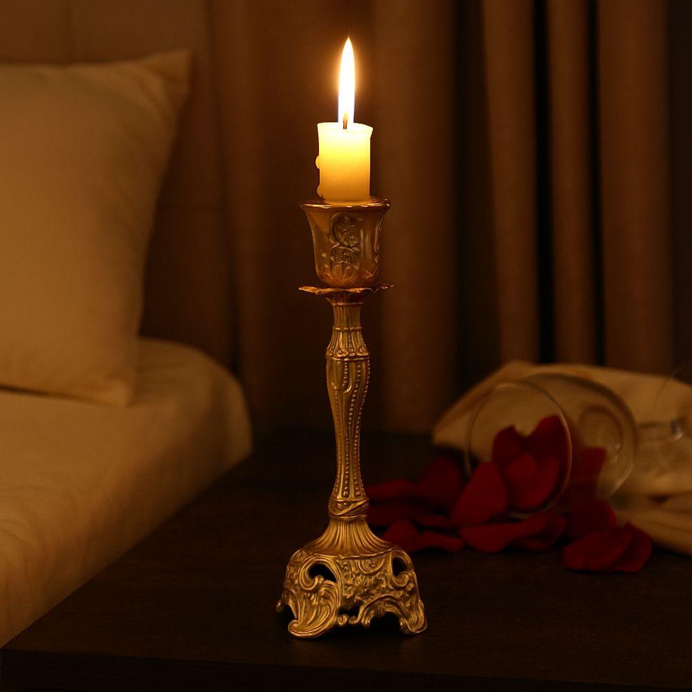 Retro Retro Candlestick European Style Metal Candle Stand Wedding Candlestick  Anniversary