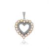 Ethiopian Opal Heart Pendant Necklace: 925 Sterling Silver Love Charm