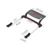 Sliding Office Chair Footrest Easy Installation Retractable Leg Rest Adjustable Black Large