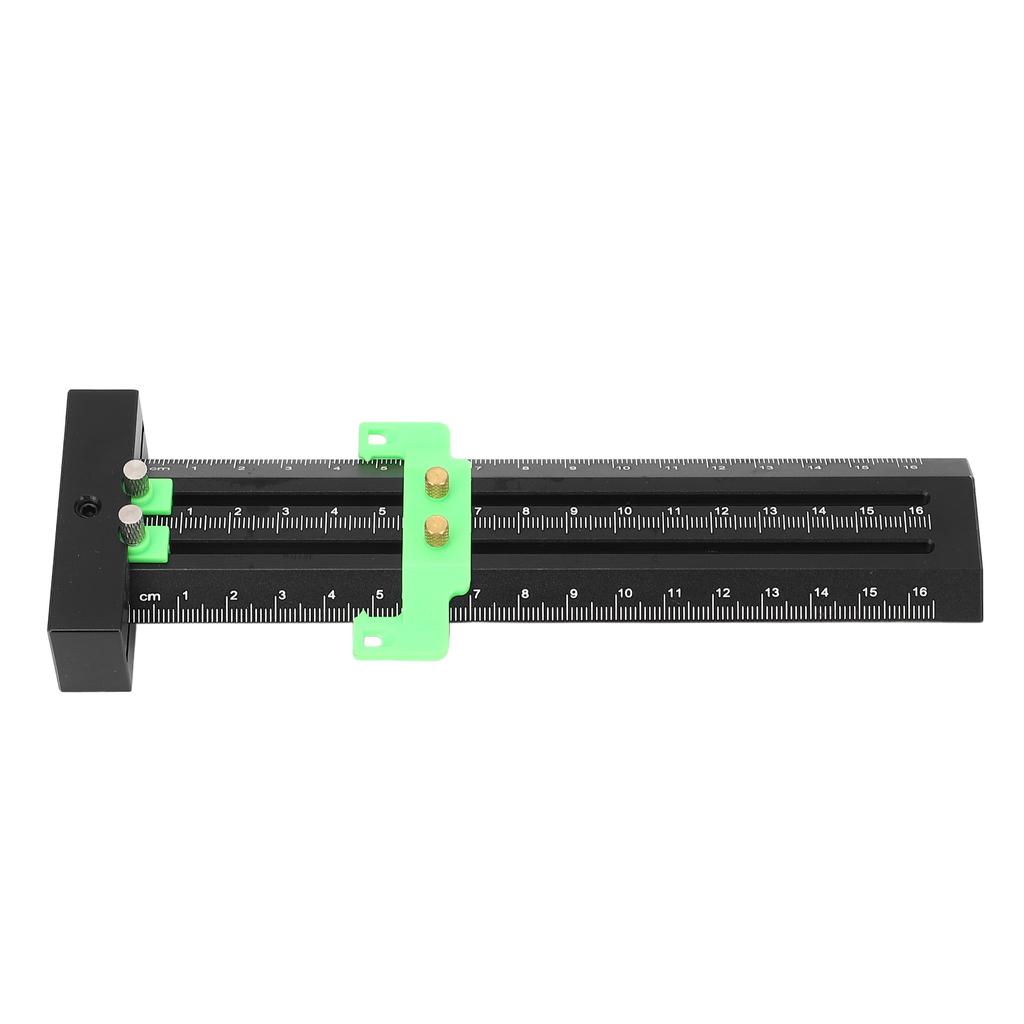 T Square Ruler Metal Aluminum Alloy Double Needle Woodworking Line Drawing Parallel Vertical