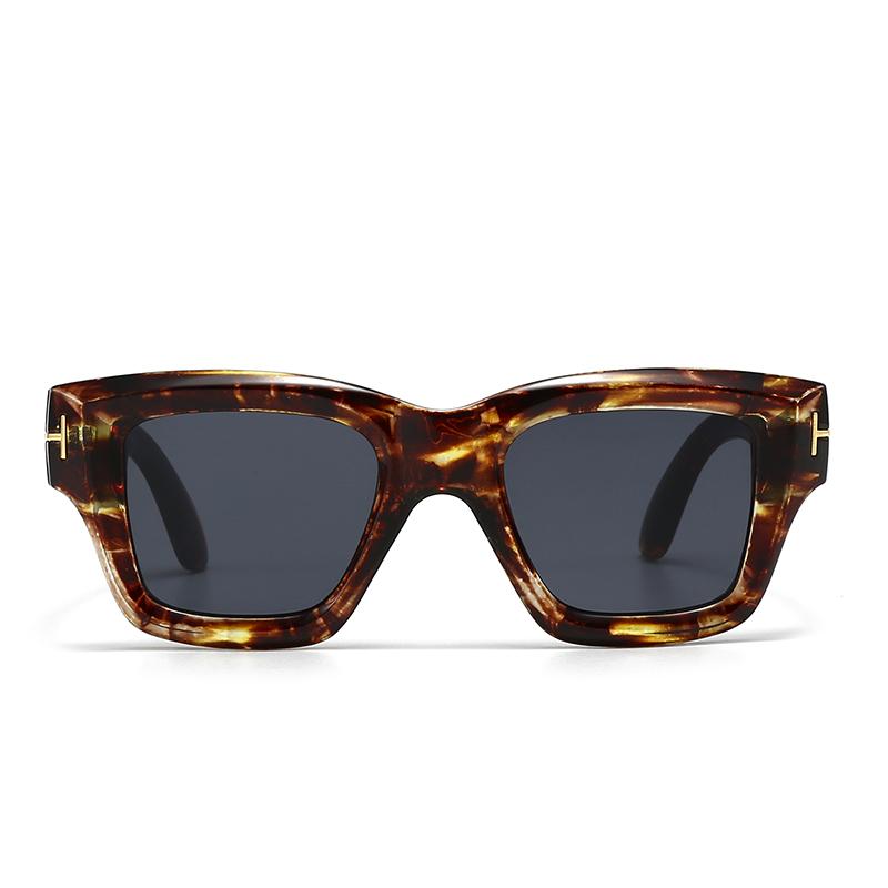 Modern Square Sunglasses European American Street Fashion Ins Popular Model Lh184 Cross-Border Trade