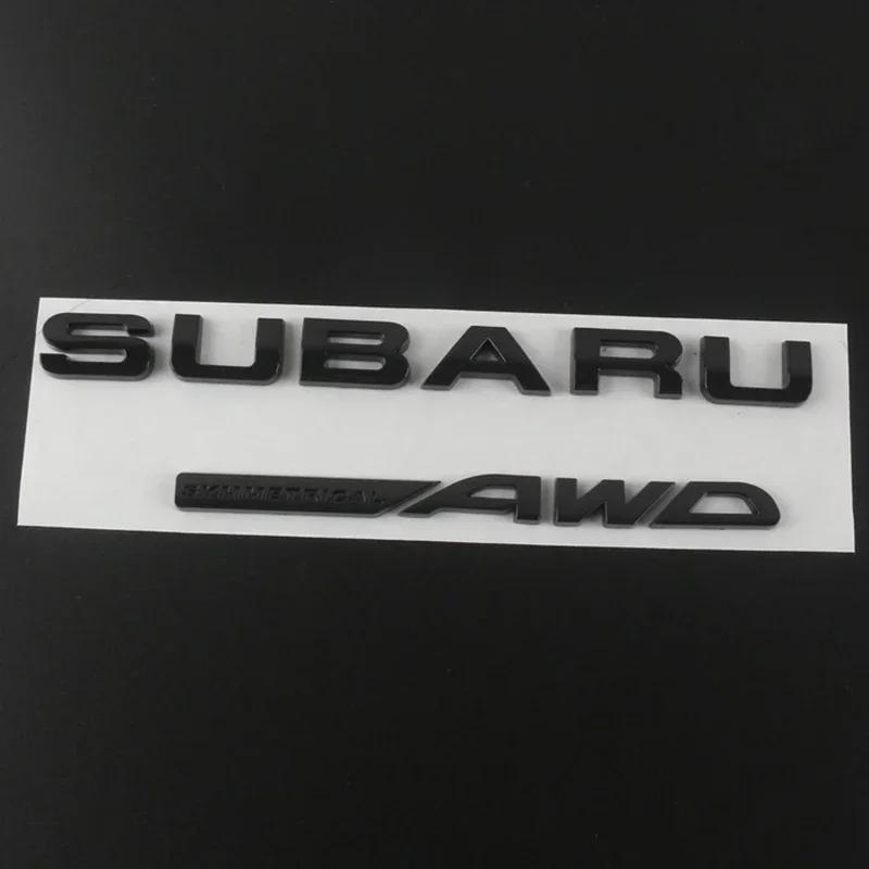 For Subaru WRX BRZ STI XV FORESTER IMPREZA LEGACY OUTBACK Auto Body Tail Letter Badge Decal ABS Car Rear Trunk Sticker Emblem vg5