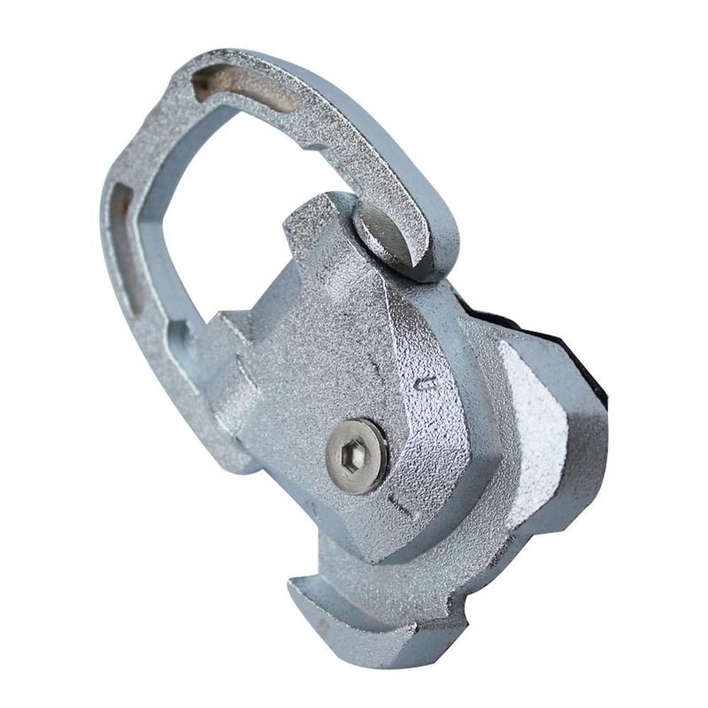 Pickup Truck Heavy Bed Liner Anchor Heavy Duty Nickel Alloy D Rings Tie Down Anchors Durable Rear Cargo Mount Hooks