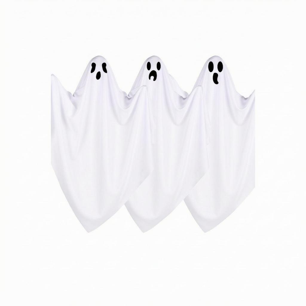 3 Pieces Hanging Ghost Decoration Eerie Decorations Floating for Window