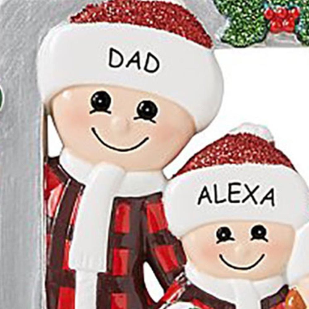 Ornament de Crăciun DIY Nume Binecuvântare Moș Crăciun Pandantiv Decor Pom de Crăciun