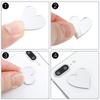 100pcs Love Acrylic Mirror Wall Stickers Decoration Bathroom Living Room Bedroom Gym Dormitory Phone Case Decoration