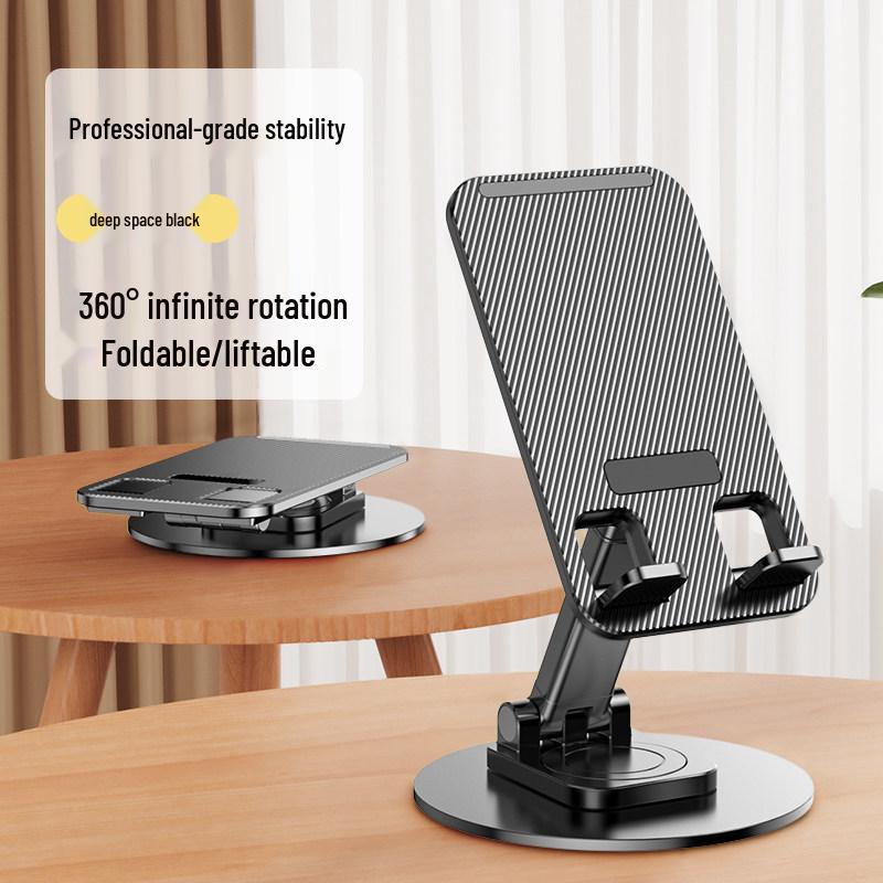 All-Metal Rotating Phone & Tablet Stand for Live Streaming
