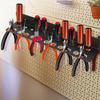 Screwdrivers Tool Holder Organizer Pliers Wall Mounted Metal Storage Rack Organizer Workshop Workbench Small Tool Storage