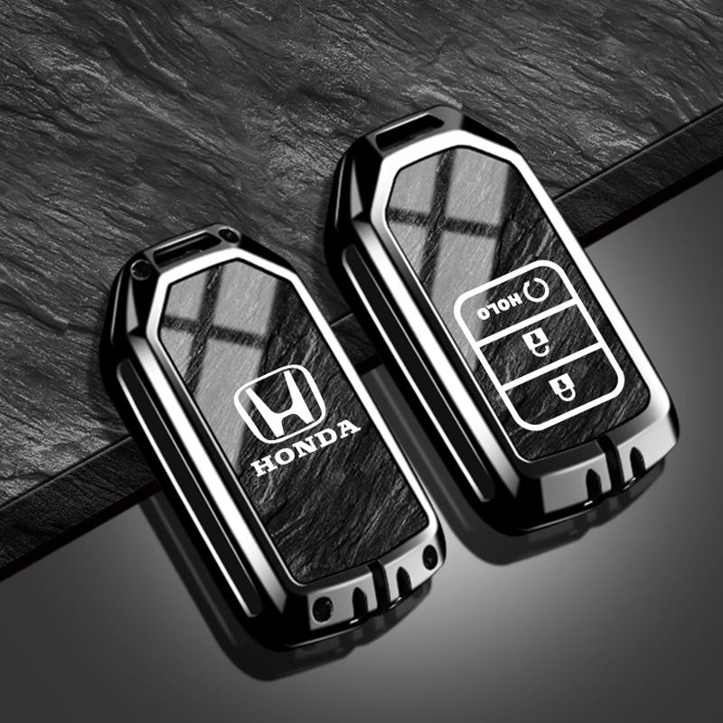 Car Accessories For Honda CR-V 6th 2023 2024 2025 CRV TPU Plastic Auto Key Case Cover Holder Zinc Alloy Protector Keychain Shell