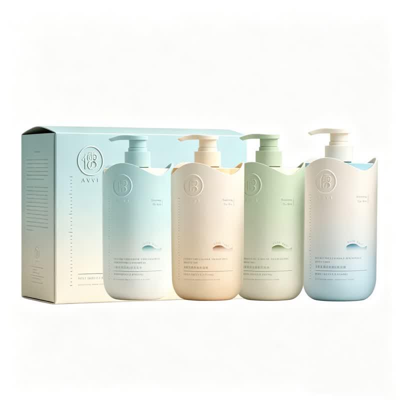 RUYI Family 4-Piece Hair & Body Care Gift Set
