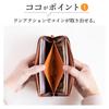 Artigianoworks Long Wallet for Men and Cowhide Himeji Made by Large Card Women, L-Shaped Zipper, Leather, Leather, YKK, Capacity, Storage, Chocolate,