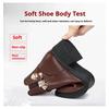 Cotton Shoes Autumn and Winter Plus Velvet Leather Shoes Warm and Lightweight Low-heeled Women's Shoes Soft Leather Soft Bottom Short Boots