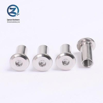 Nickel-Plated Hex Socket Flat Head Furniture Lock Nut M6/M8/M10