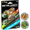 Beyblade X Gale Wyvern 5-80GB & Tail Viper 3-80HN Dual Pack Set with 2 Right Spin Tops Battle Toy for Boys and Girls