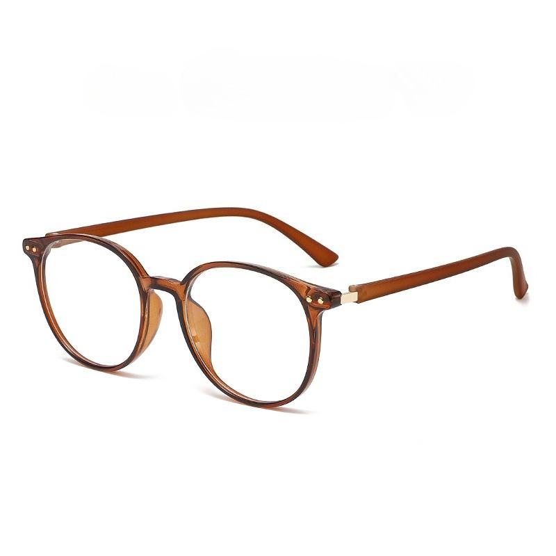 Fashion Round Frame Anti-Blue Light Presbyopia Glasses Unisex Retro High-Definition Comfortable Reading Eyewear 0 To +4.0