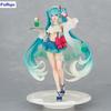 New 18Cm Anime Hatsune Miku Figure Sweet Sweets Melon Soda Float Standing Figure Cute Toy Gift Collection Aciton Figure Pvc Doll