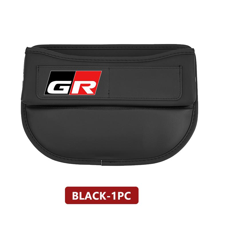 

Car Seat Gap Slit Organizer Leather Seat Crevice Storage Box Accessories For Toyota GR Sport Crown RAV4 Yaris Land Cruiser