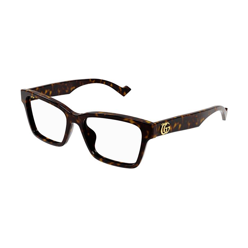 Gucci optical glasses Fashionable myopia glasses, square frame, rectangular, frames, same 002 Havana color 55 dust bag + glasses case (random color) коричневый