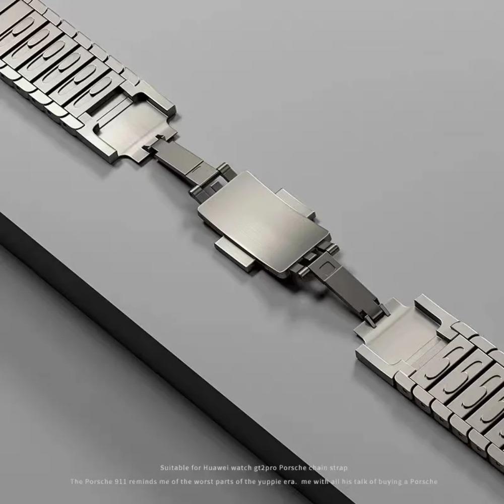 Luksusowy pasek ze stali nierdzewnej 22 mm do zegarka Huawei Watch 4Pro GT5 46 mm, pasek do zegarka Samsung Watch 7 40/44 mm, bransoletka Amazfit Balance