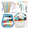 Beginners Crochet Kits Crochet Yarn and Crochet Hook Set for Making Bag, Gloves