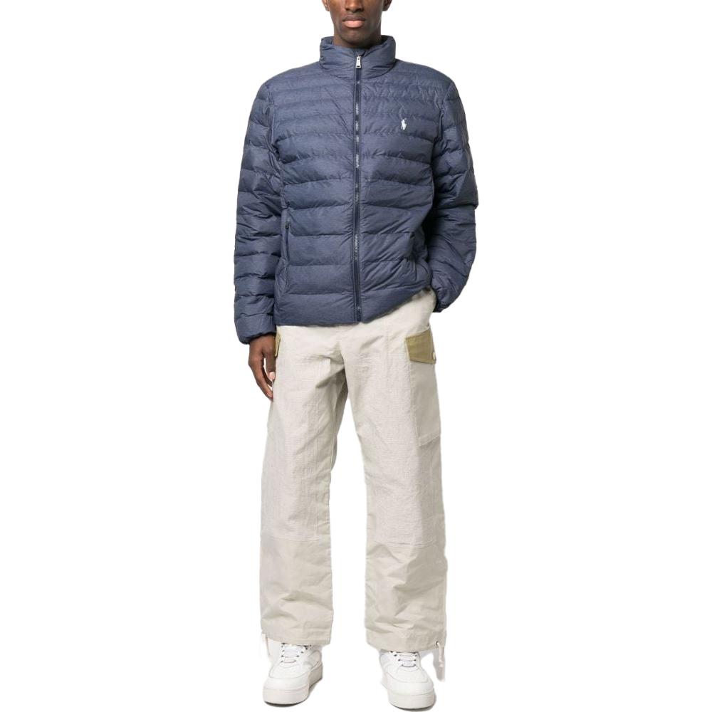 Polo Ralph Lauren Solid Logo Zip-Up Jacket Men Jackets Blue 710810897-029