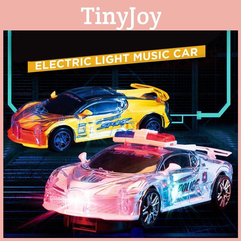 Trägheitsspielzeug Polizeiauto mit Licht und Musik für Jungen