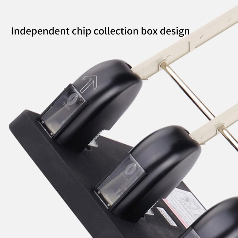Heavy Duty 2 Hole Punches 150 Sheets High Capacity 2 Hole Paper Puncher Labor Saving Hole Punches for Office Industrial