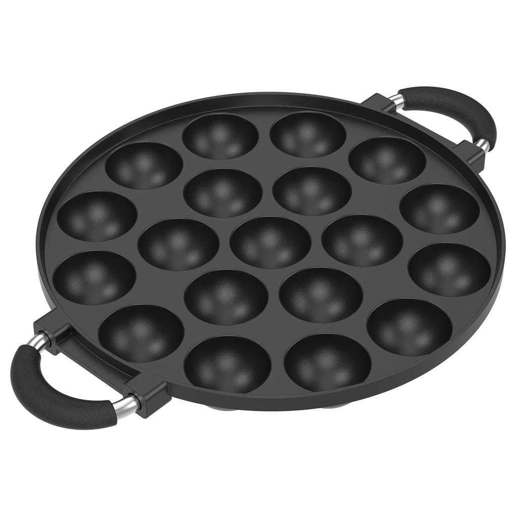 Octopus Ball Maker 7/12/16/19 Hole Takoyaki Pan Maker Aluminum Alloy Nonstick Grill Pan Cooking Cake Pan Kitchen Cookware Tools