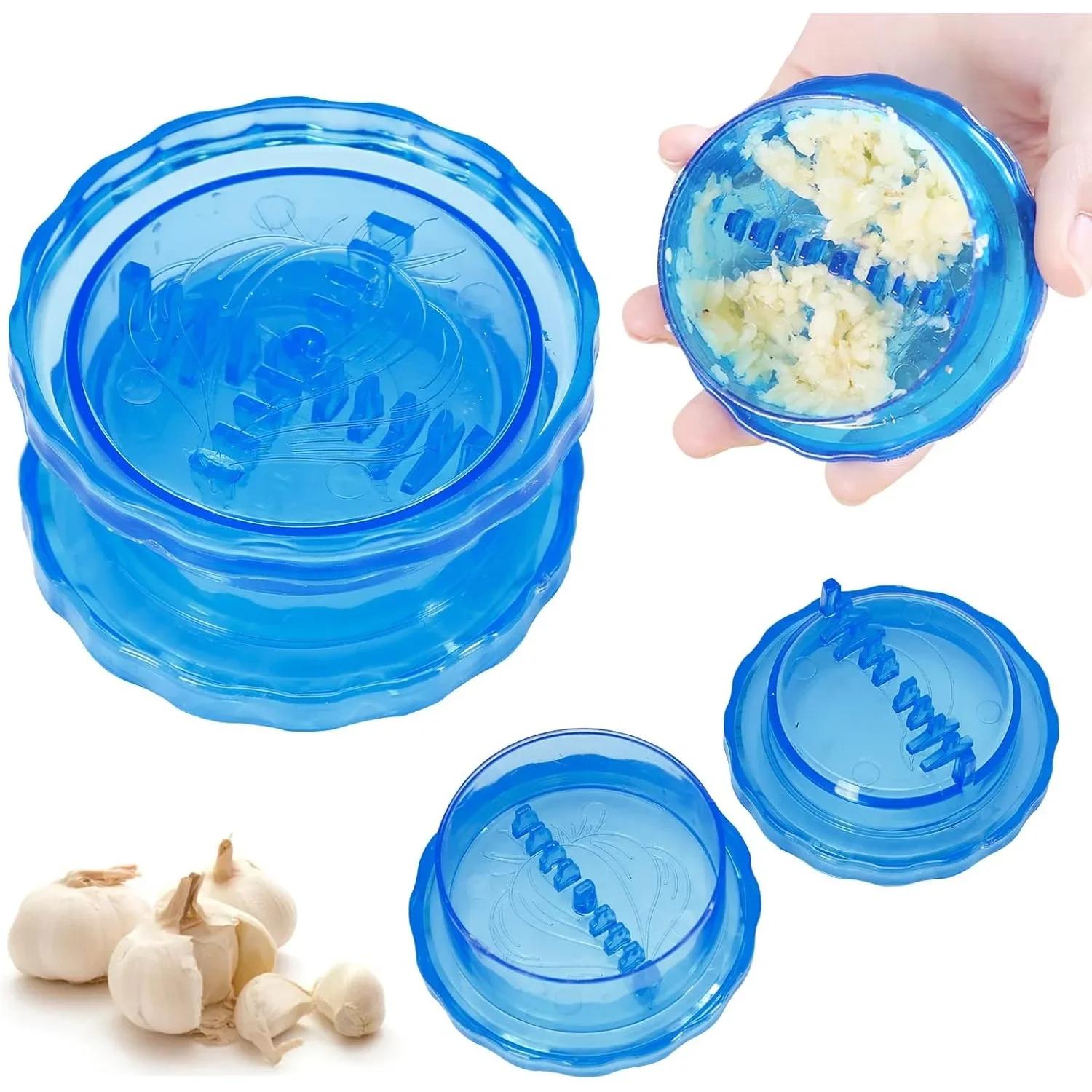 

1PC Manual Garlic Press Multifunctional Garlic Grinder Crusher Shredder Household Appliances Kitchen Gadgets Kitchen Accessories синий