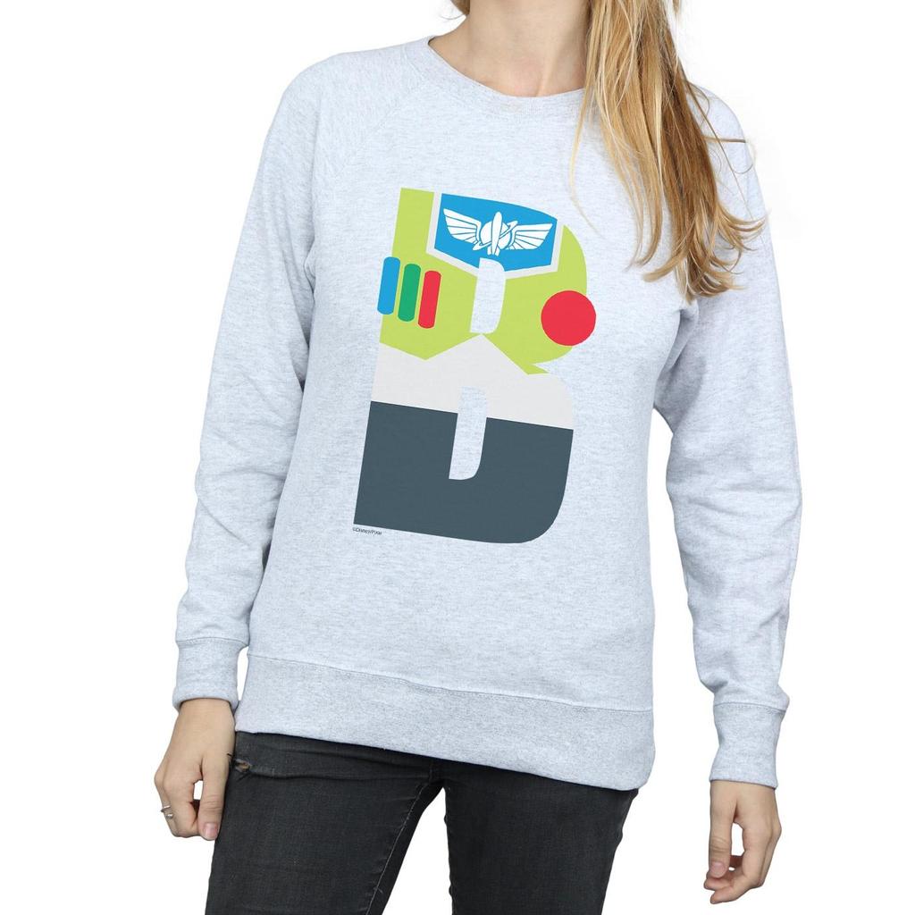Disney Womens/Ladies Alphabet B Is For Buzz Lightyear Sweatshirt