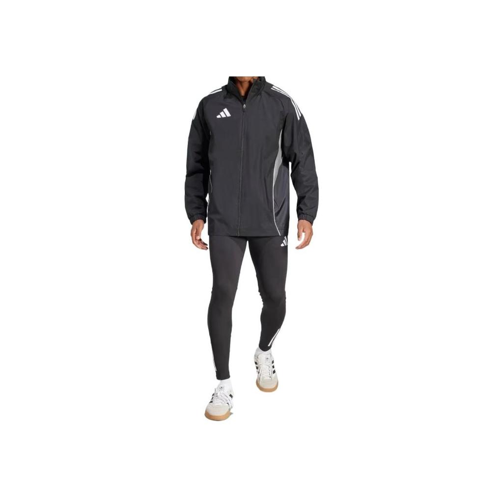 Adidas Tiro Stand Collar Comfortable Long Sleeve Sweatshirt Men sweatshirt Black IW0427