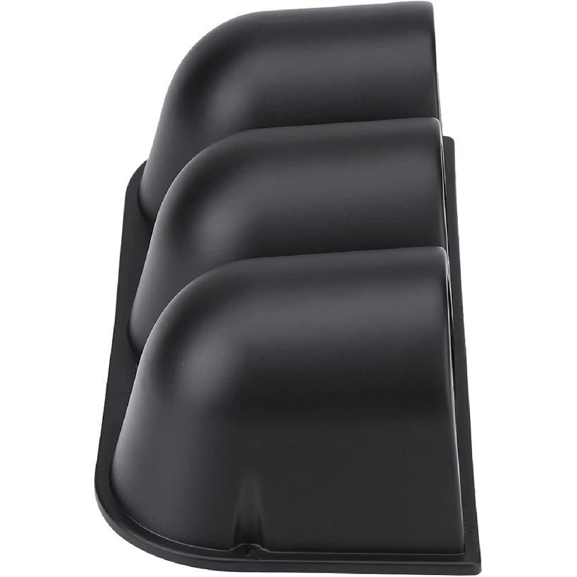 Aramox Universal Triple Gauge Swivel Dashboard Pod 52mm 2 3 Hole Triple Dash Gauge Console for Easy Monitoring