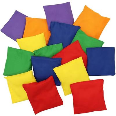 10Pcs5Cm/7Cm Sand Bag Square Portable Bag Sandbag Toy Children Playground Children'S Handmade Soft Sandbag Canvas Throwing Game
