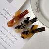 Korean-style Gold Label Small Acetate Bow Duckbill Hair Clip