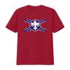 Federation Flag T Shirt Starship Banner Troopers Bugs Rico Symbol Sign Logo Vintage Washed Designer Clothes Slightly Casual
