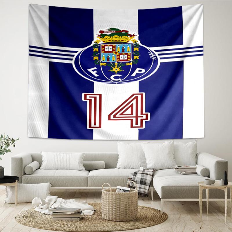 1PC Fc Space Emblem Printed Tapestry Room Decoration Wall Hanging for Living Room Bedroom, dormitory, Birthday and Christmas gifts
