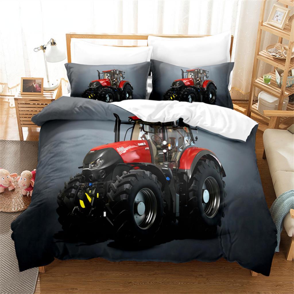 3pcs Duvet Cover Set, Car, Racing Car Bedding Set, Soft Comfortable Breathable Duvet Cover, For Bedroom Guest Room Decor