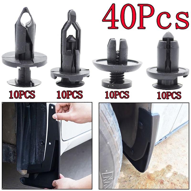 40Pcs masina plastic nituri bara de protecție aripioare fixare noroi apărători cleme împinge Pin