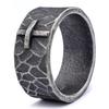 Minimalist Textured Unisex Ring Stylish New Finger Ring for Men Women