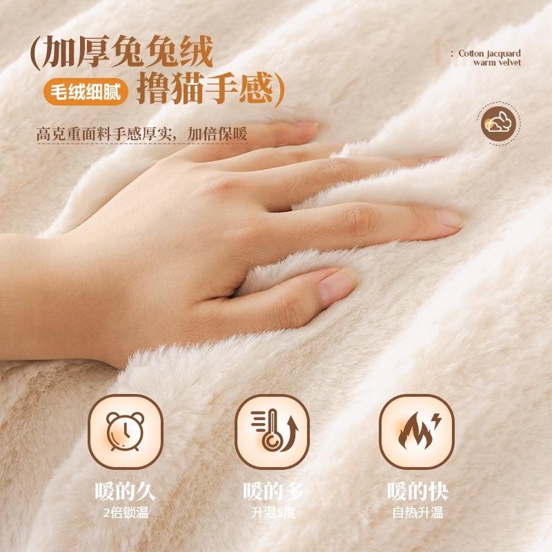 Rabbit Plush Sofa Cushion Autumn And Winter Thickened Warm Non-Slip Sofa Cover New Winter Seat Cushion Sub-Cover Cloth Towel